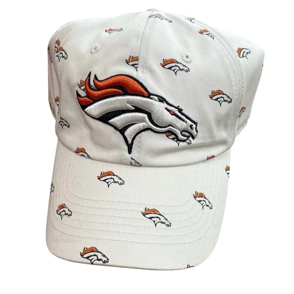 NFL Denver Broncos Women's Football NFL Teams Apparel Logo Adjustable Hat New